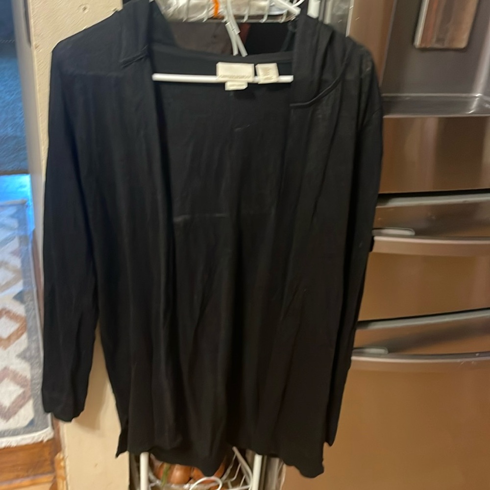 Cynthia Rowley linen open jacket